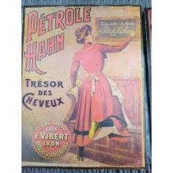 2 stuks metalen vintage reclame bordjes
