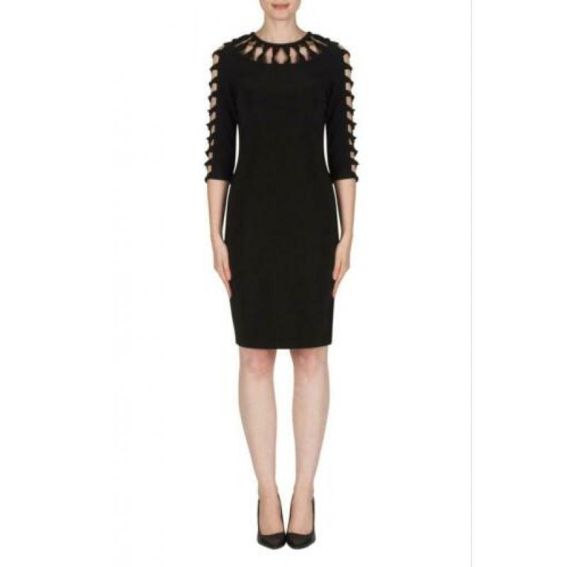 Ribkoff elegante vrouwelijke jurk zwart mooie accenten 38
