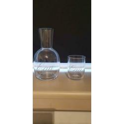 Riviera Maison water karaf met glaasje