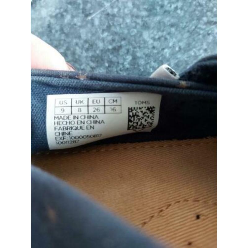Toms, blauw maat 26
