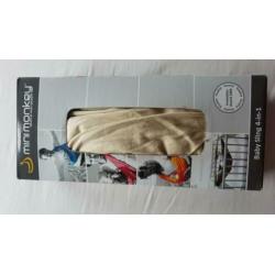 Fijne Draagzak mini monkey kleur beige