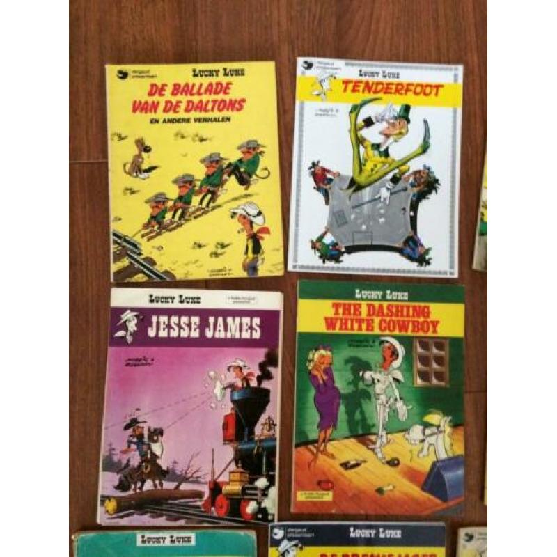 LuckyLuke stripboeken aangeboden