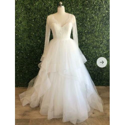 Rok van tulle en satijn