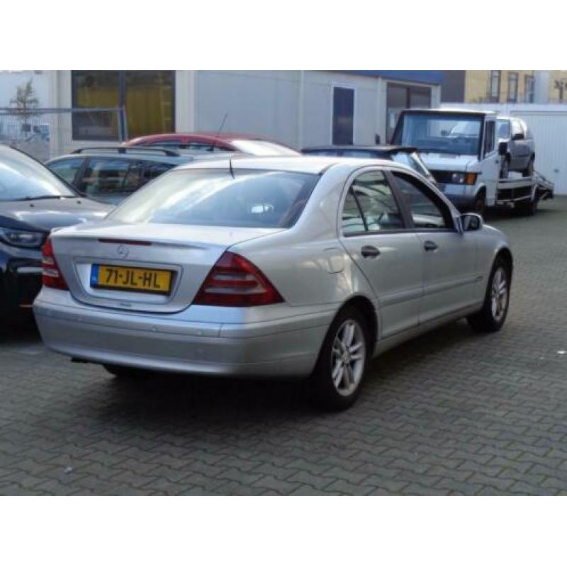 Mercedes-Benz C-klasse 180 K. Elegance 2002 GRIJSMET. AIRCO