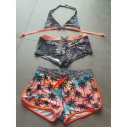 complete bikini set met extra sport bikinibroek