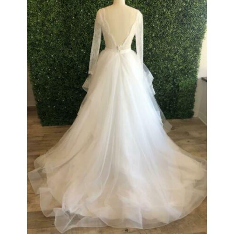 Rok van tulle en satijn