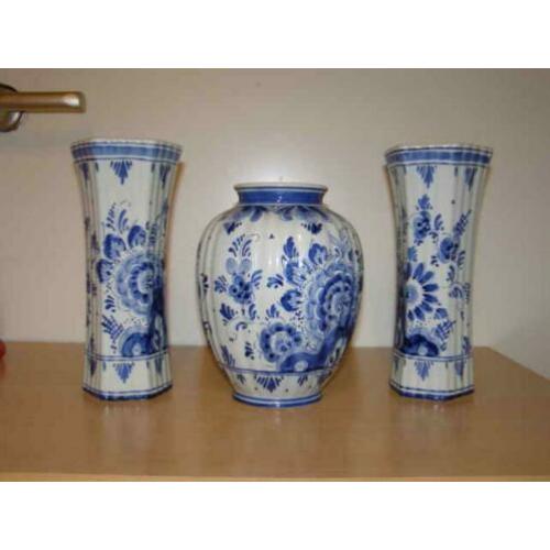 Oud Delfts blauw kaststel (A19 374)