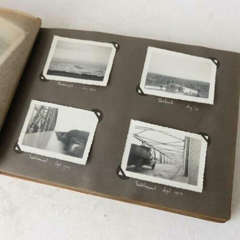 Art Deco jaren '30 familie foto album met ca.300 foto's.