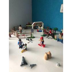 Playmobil paarden/boerderij en extra