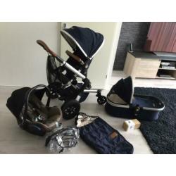Joolz day parrot blue met maxi cosi zgan