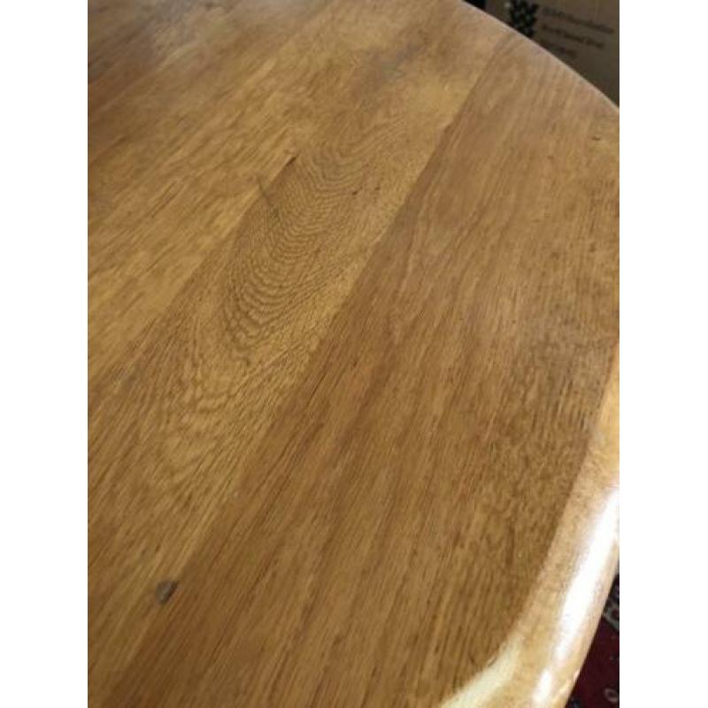 massief houten salontafel