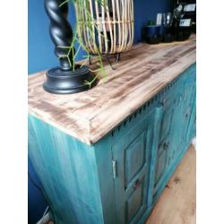 Gerestyled dressoir Boho Ibiza style
