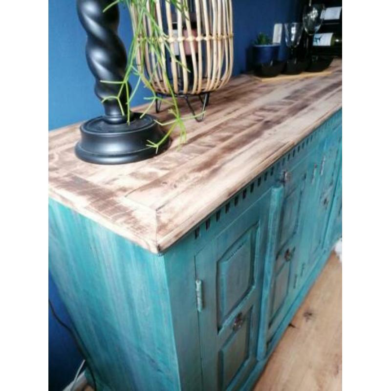 Gerestyled dressoir Boho Ibiza style