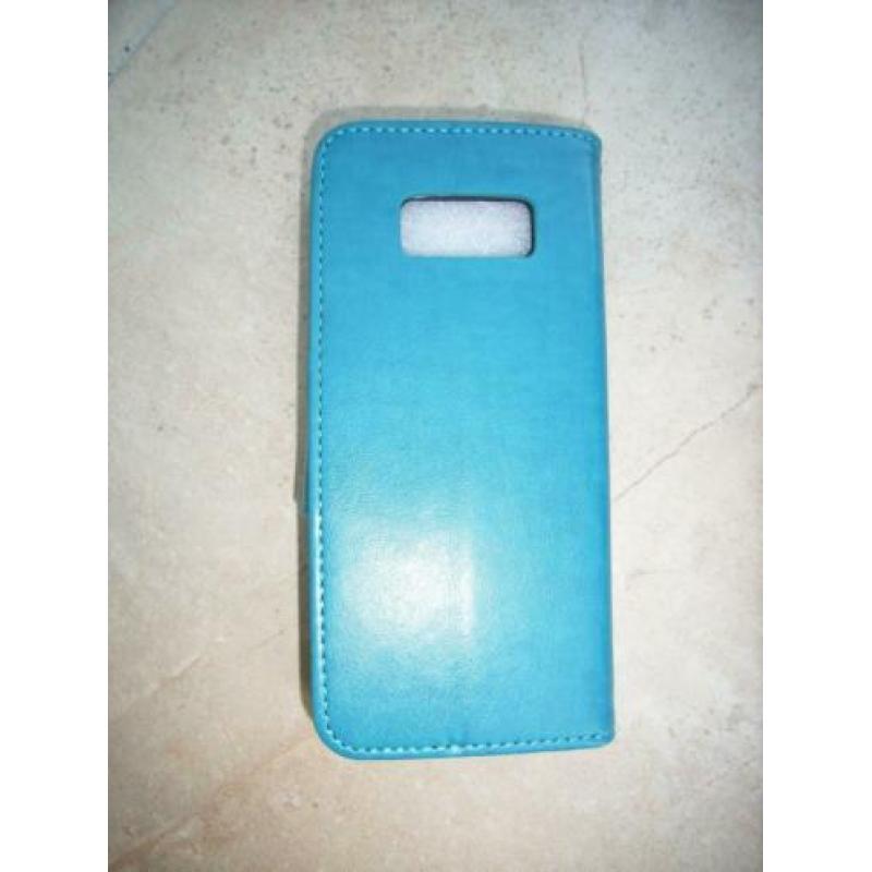 Nieuw telefoonhoesje voor Samsung S8 blauw met vlindermotief