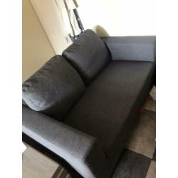Leuke grijze twee zits bank