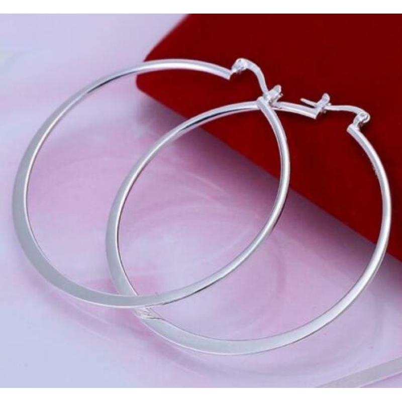 925 sterling zilveren creolen 5.5 cm