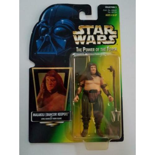 -45% Star Wars POTF Green Holo Malakili (Rancor Keeper)