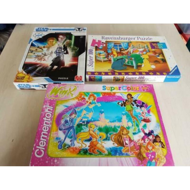 Kinderpuzzels en spellen