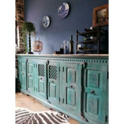 Gerestyled dressoir Boho Ibiza style