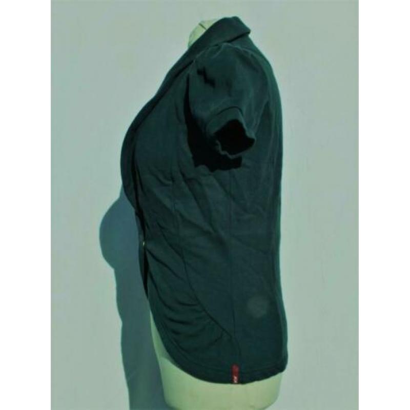 Stoer groen vest zonder mouwen.Mt S Merk XX