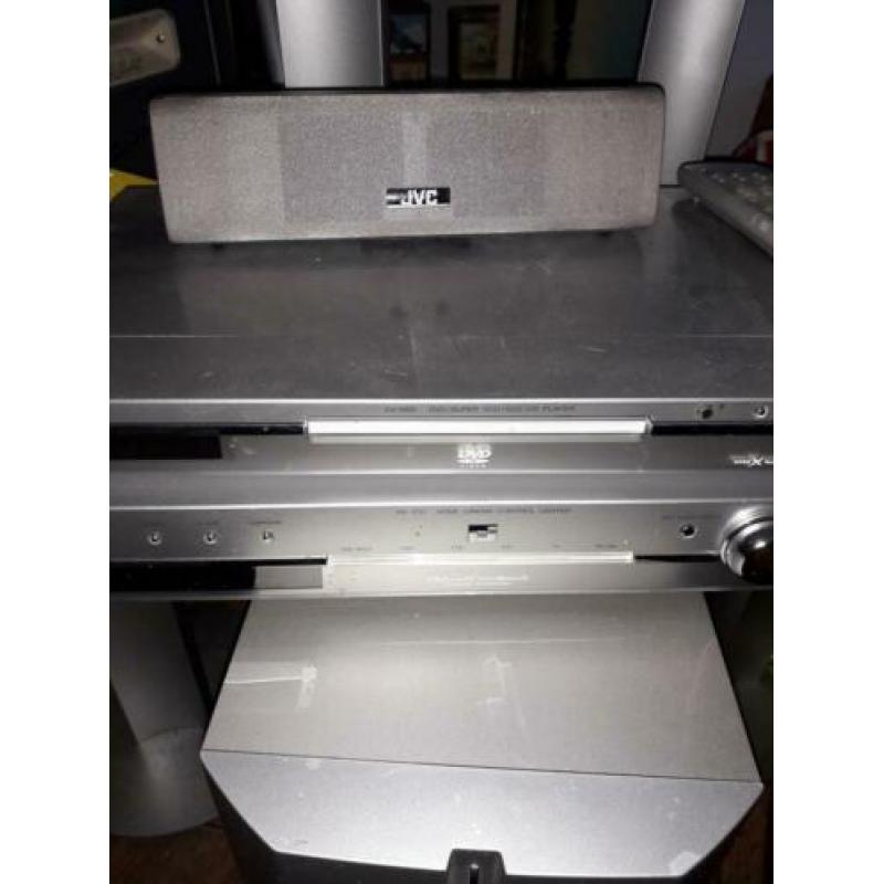 Te koop mooie home cinema set merk jvc 100% goed