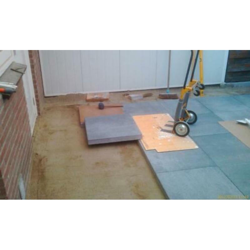 tegelklem voor 60cm terrastegels te huur