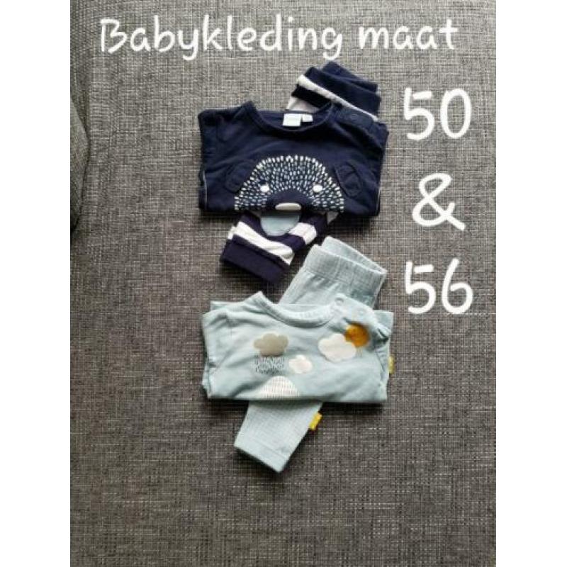 Babykleding jongens maat 50 56