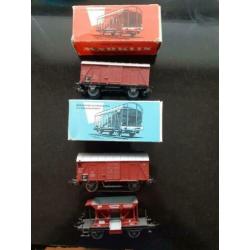 Marklin talbot 4610 en twee goederen wagons 4505 en 4506