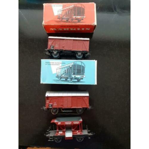 Marklin talbot 4610 en twee goederen wagons 4505 en 4506
