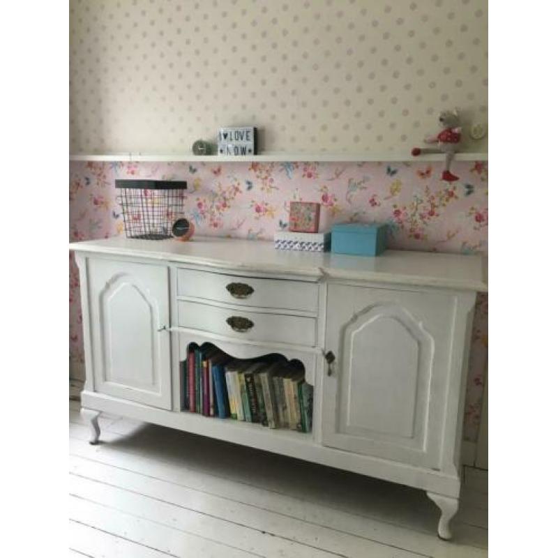 Brocante dressoir commode wit - dit weekend ophalen?Dan€125!
