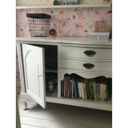Brocante dressoir commode wit - dit weekend ophalen?Dan€125!