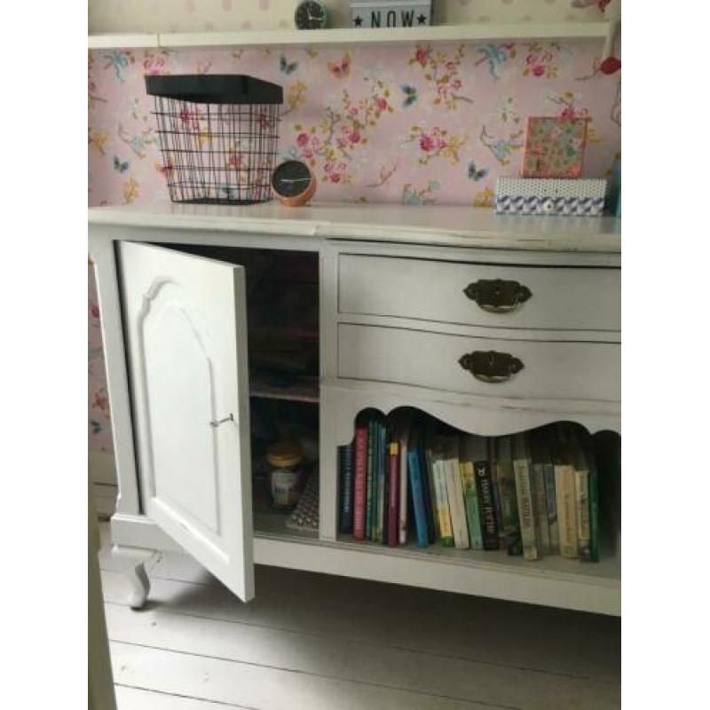 Brocante dressoir commode wit - dit weekend ophalen?Dan€125!