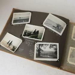 Art Deco jaren '30 familie foto album met ca.300 foto's.