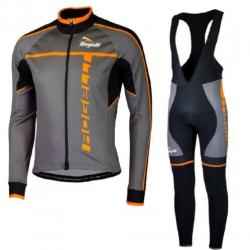 Fietskledingset Rogelli Umbria 2.0 grijs/oranje/zwart