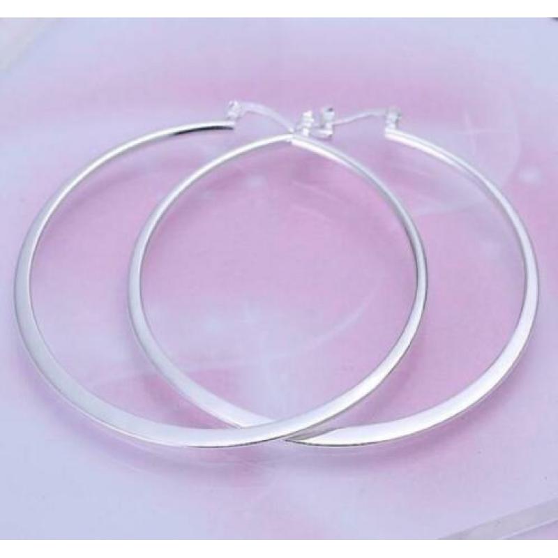 925 sterling zilveren creolen 5.5 cm