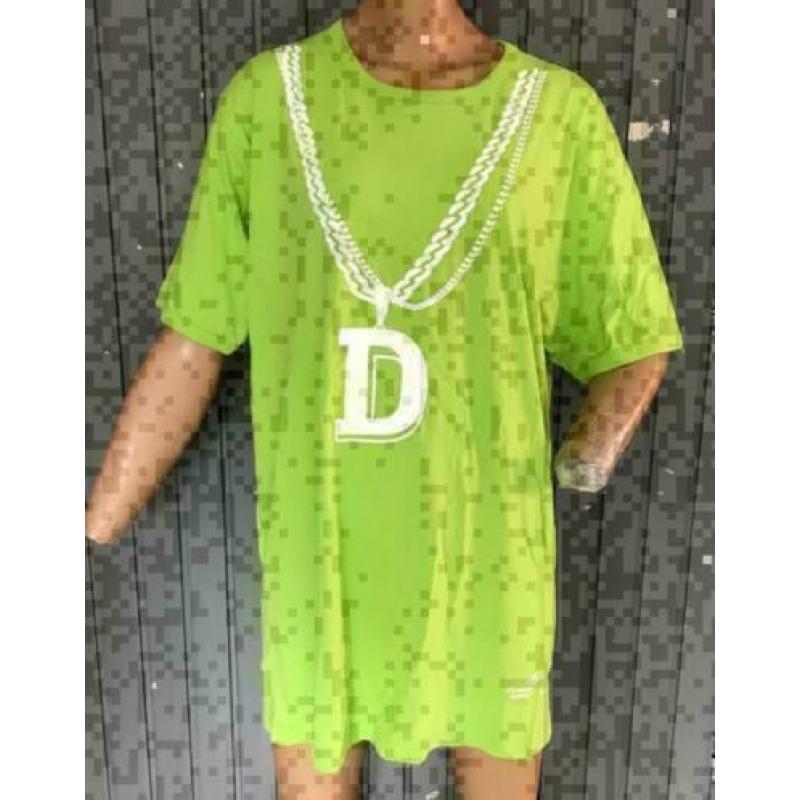 groen reclame shirt even apeldoorn bellen nr 59 rapper