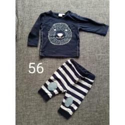 Babykleding jongens maat 50 56