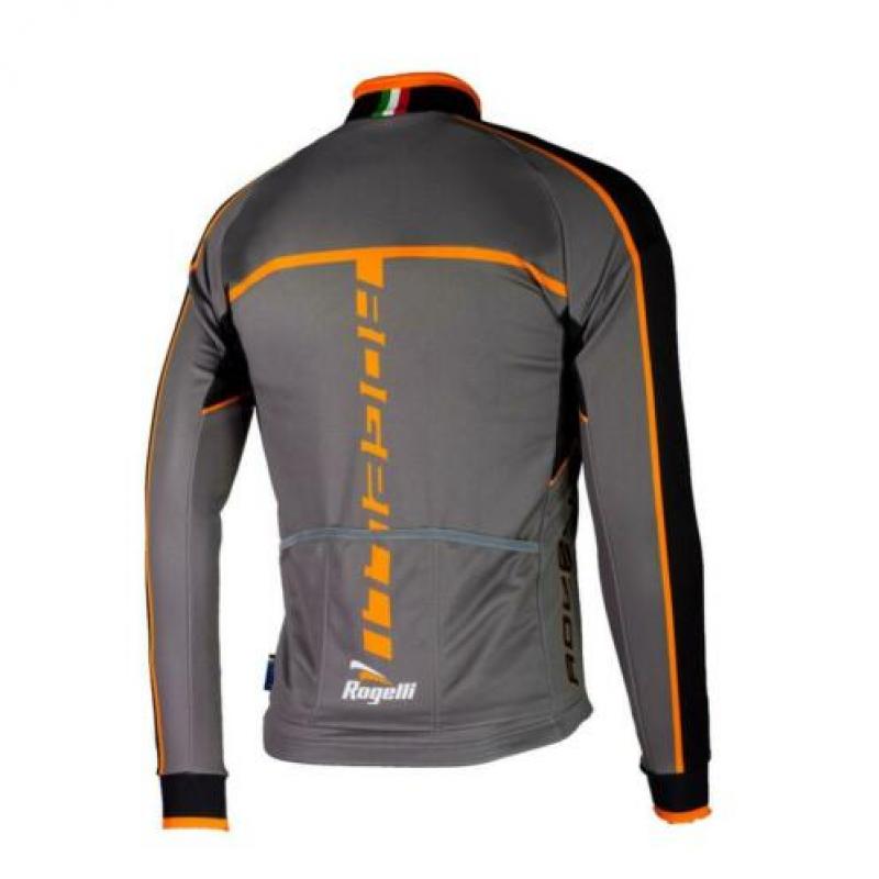 Fietskledingset Rogelli Umbria 2.0 grijs/oranje/zwart