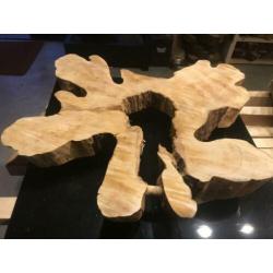 Epoxy blad/ Unieke vorm boomstam blad 80 cm