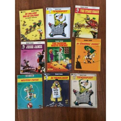 LuckyLuke stripboeken aangeboden