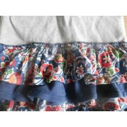 MEXX jurkje, grijs/blauw, print, 100% katoen, mt 86. Z.g.a.n