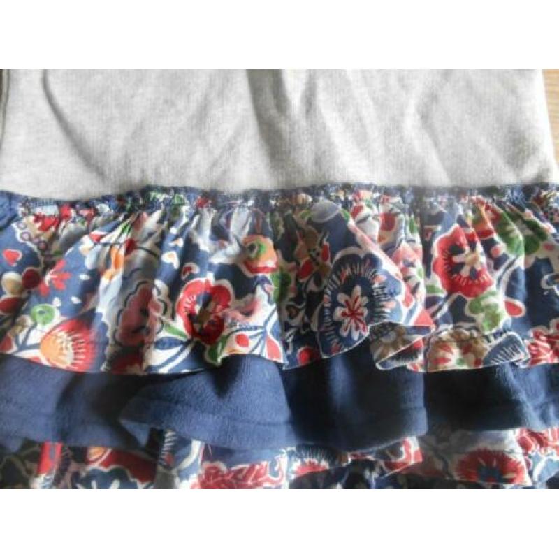 MEXX jurkje, grijs/blauw, print, 100% katoen, mt 86. Z.g.a.n