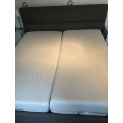 Tempur bed 180X200 incl. elektr. schotelbodems en matrassen