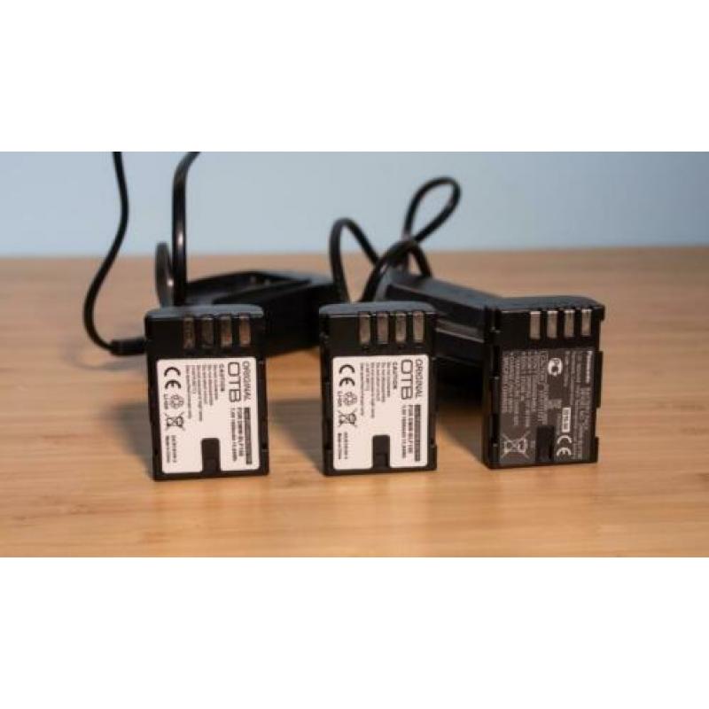 Panasonic GH4 met accesoires (12-60, 3 accus, V-log)