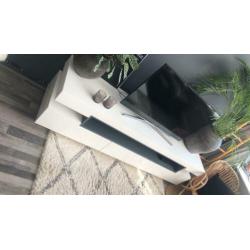Tv meubel hoogglans wit 2m