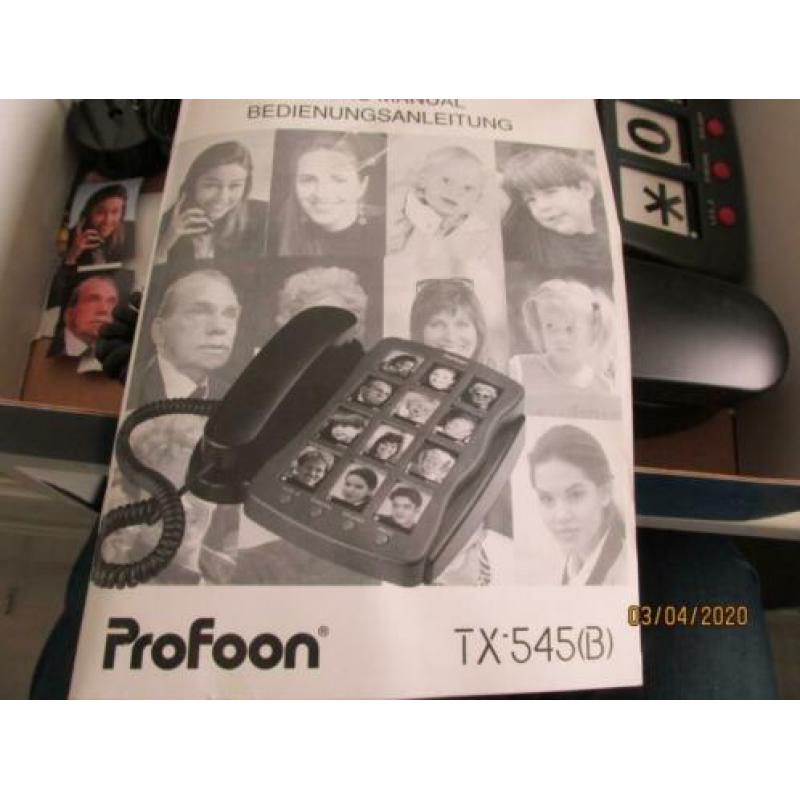 Foto of grote nummer telefoon Profoon