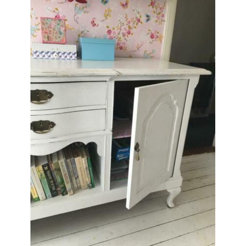 Brocante dressoir commode wit - dit weekend ophalen?Dan€125!
