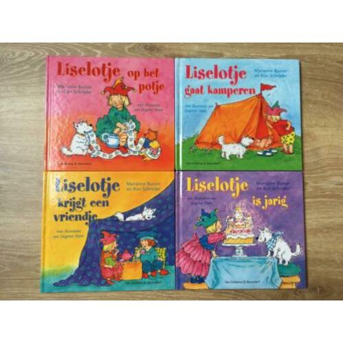 4 kinderboeken ‘Liselotje’ - Marianne Busser - set is €4