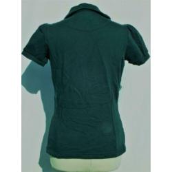 Stoer groen vest zonder mouwen.Mt S Merk XX
