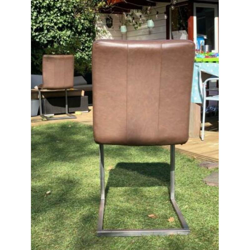 Industriële eetkamerstoelen 6 stuks